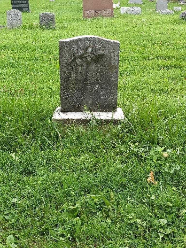 William G. Burger's grave. Photo 2