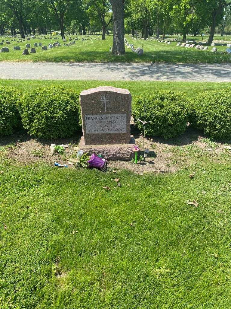 Frances A. Monroe's grave. Photo 3