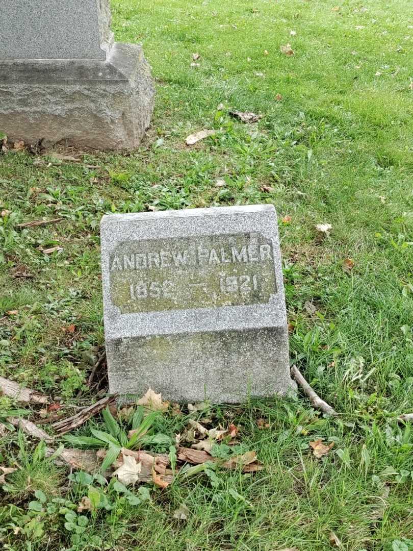 Andrew Palmer's grave. Photo 3