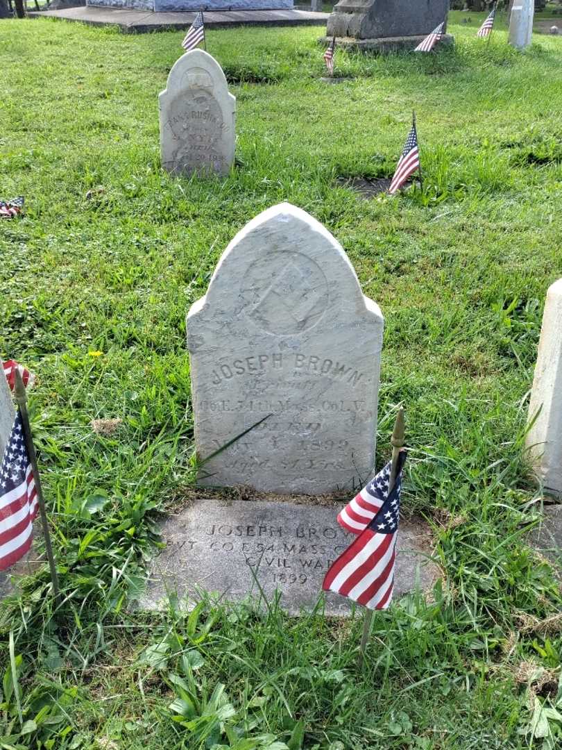 Joseph Brown's grave. Photo 2