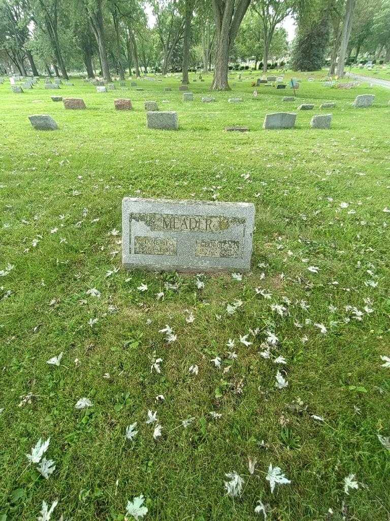 Jane T. Meader's grave. Photo 1