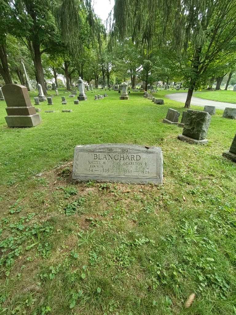 Carlton E. Blanchard's grave. Photo 1