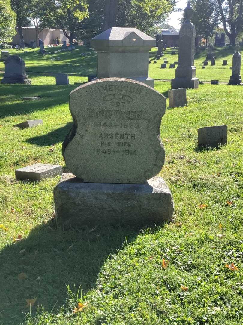 John Watson Peck's grave. Photo 2