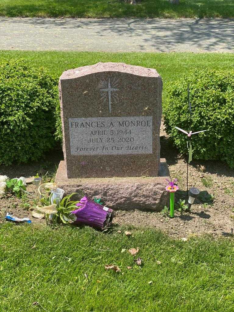 Frances A. Monroe's grave. Photo 1