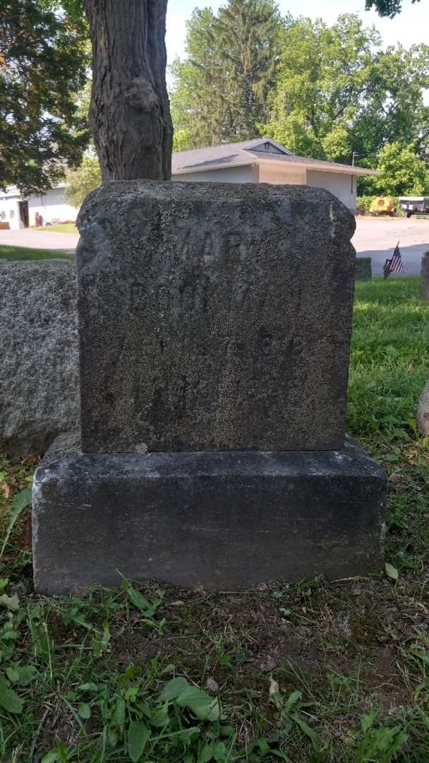 Mary Bookman's grave. Photo 3