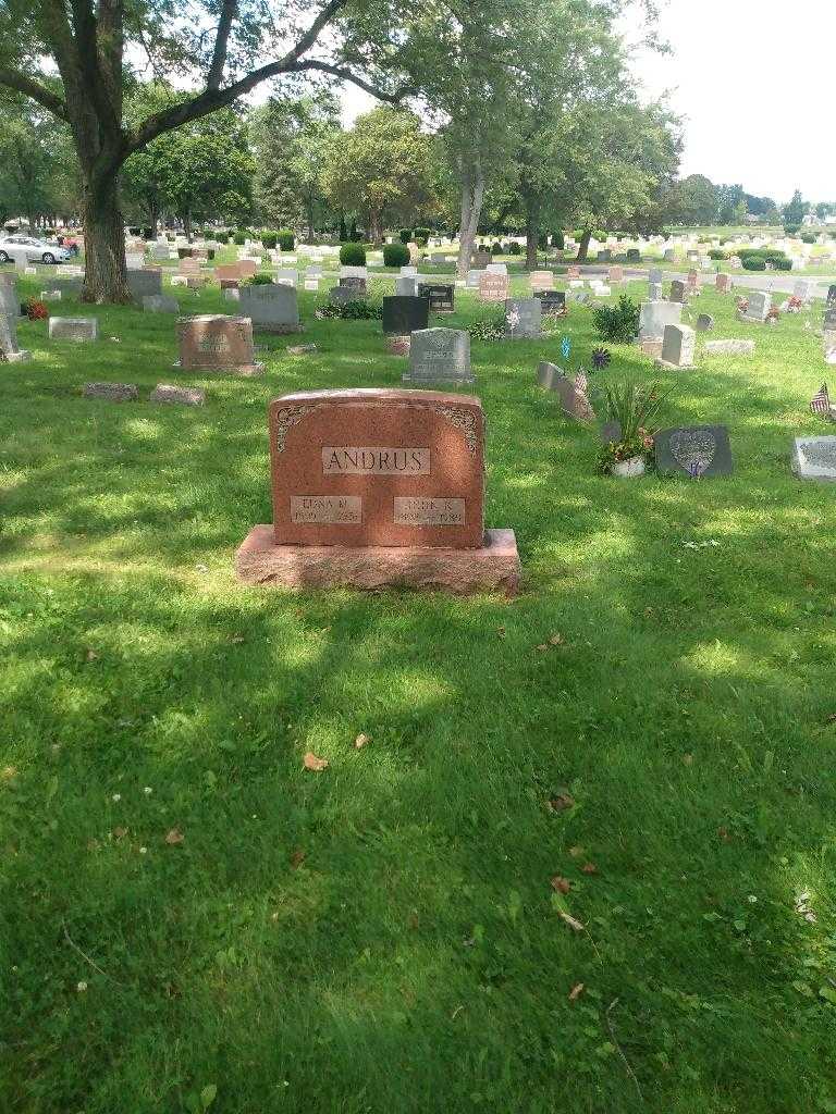 Edna M. Andrus's grave. Photo 1