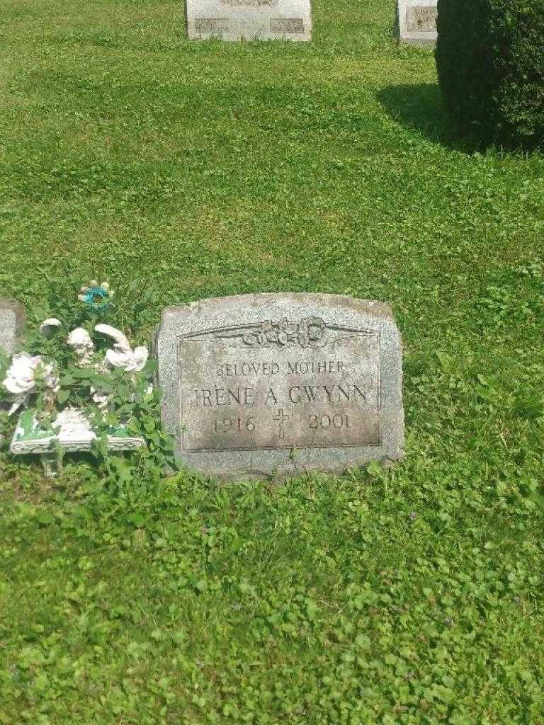 Irene A. Gwynn's grave. Photo 3