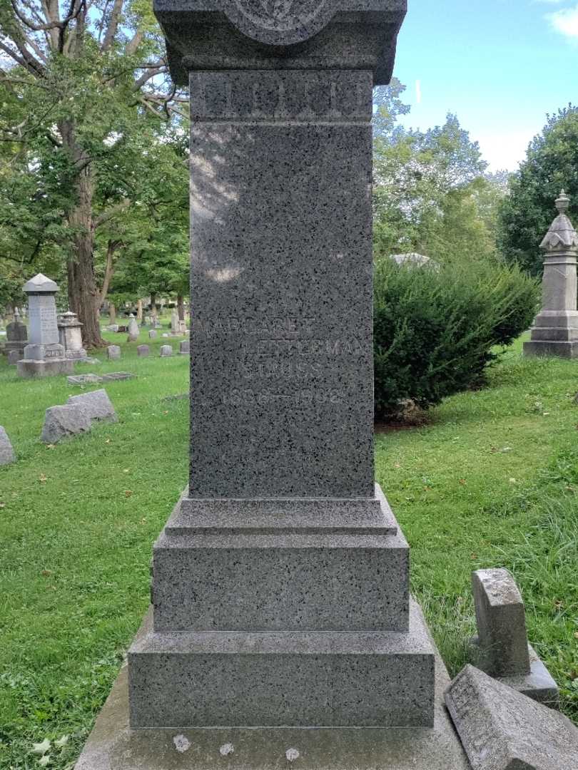 Margaret Letterman Stauss's grave. Photo 2