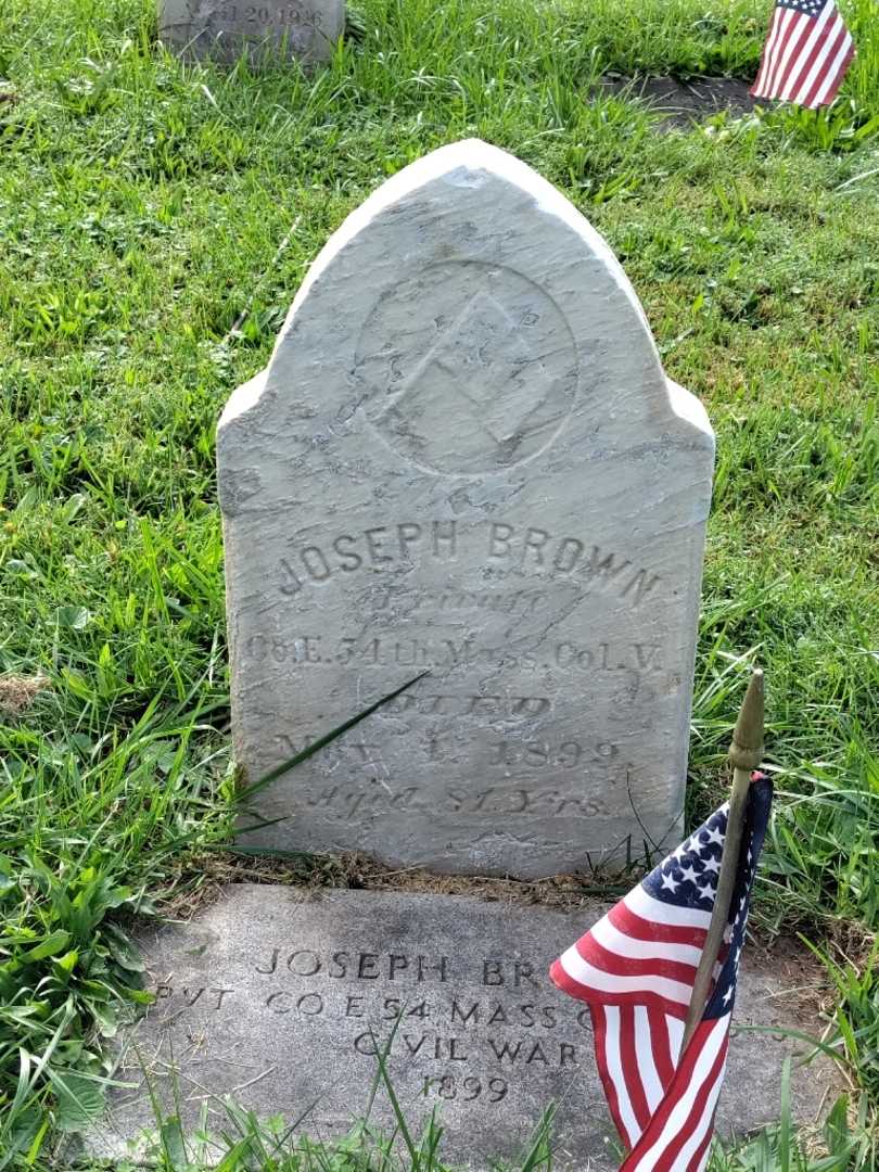 Joseph Brown's grave. Photo 3