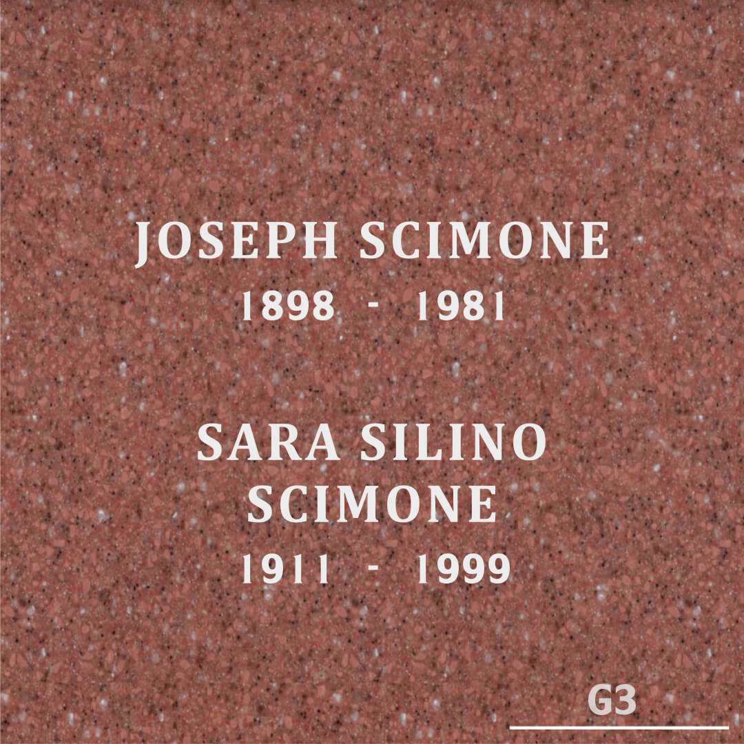 Joseph Scimone's grave