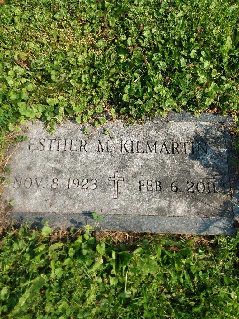Esther M. Kilmartin's grave. Photo 3