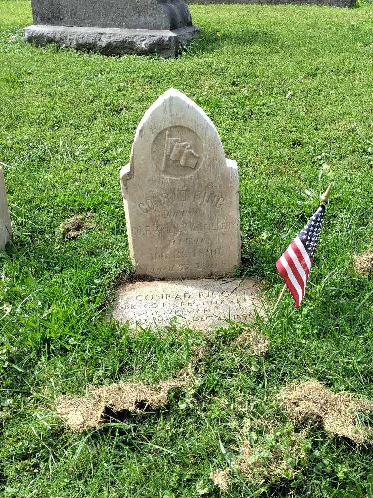 Conrad Ring's grave. Photo 2