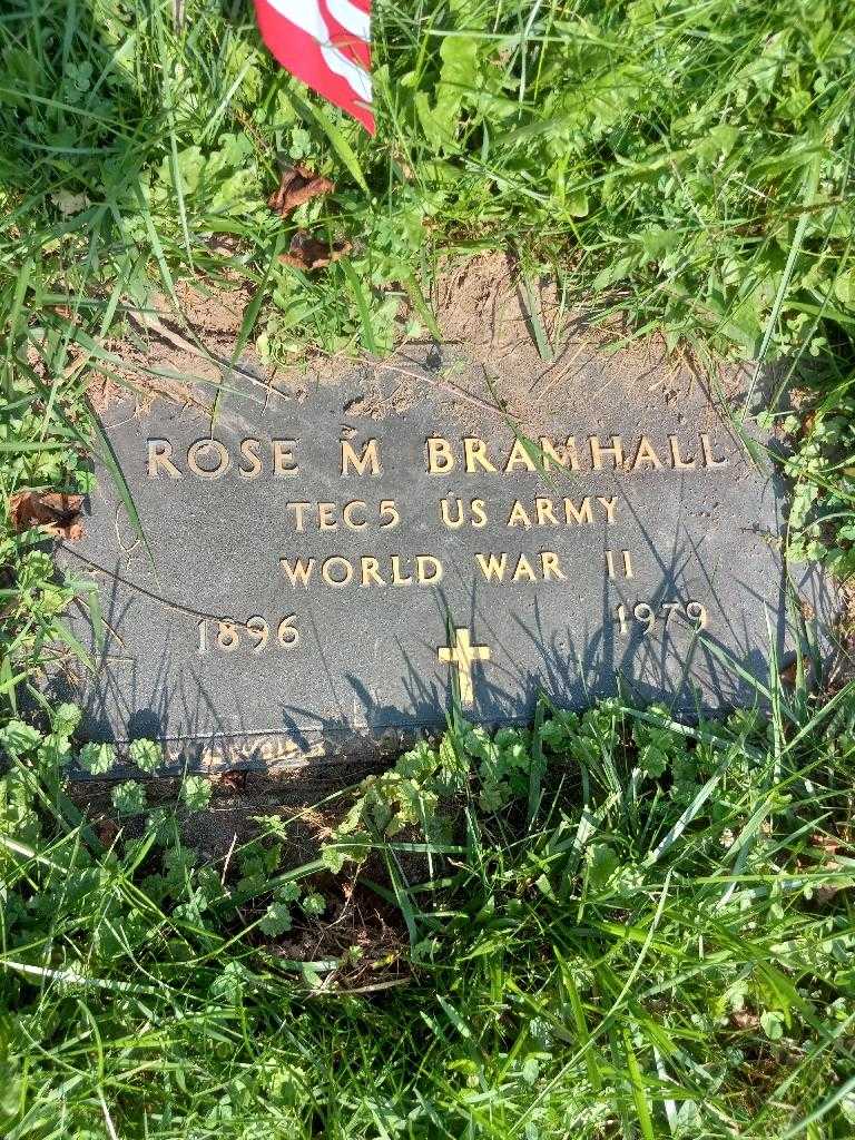 Rose M. Bramhall's grave. Photo 3