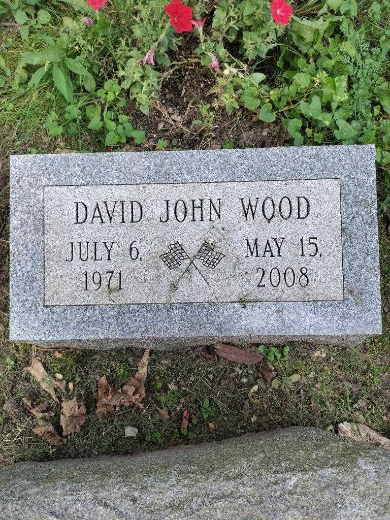 David John Wood's grave. Photo 3