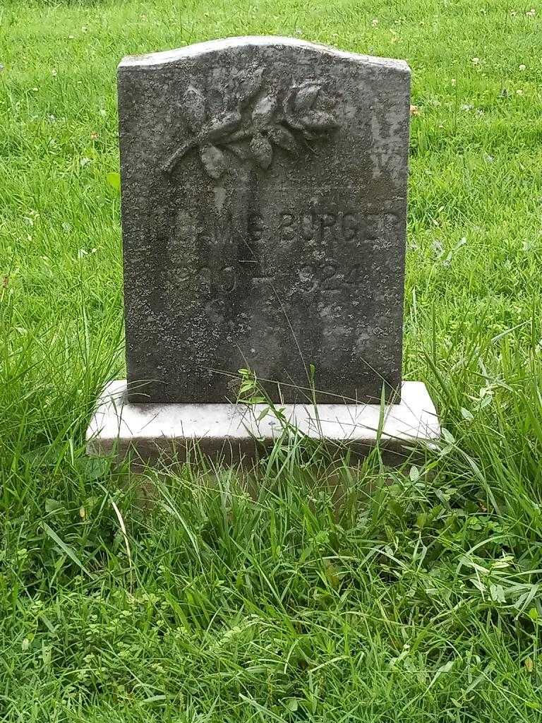 William G. Burger's grave. Photo 3