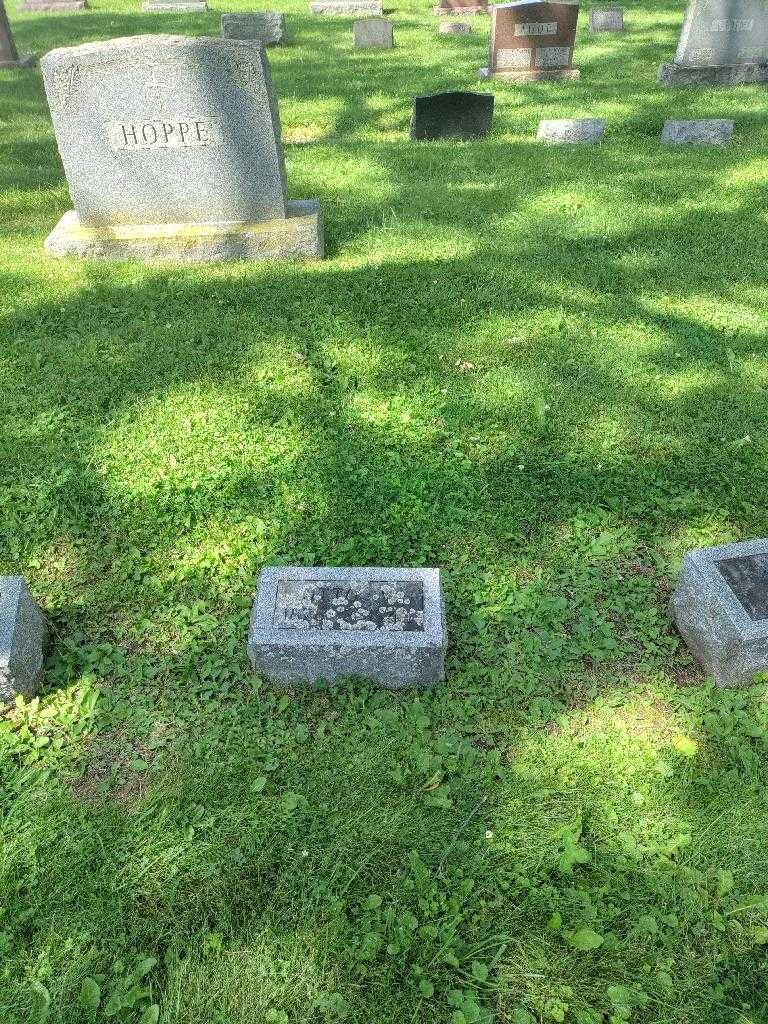 Otto W. Hoppe's grave. Photo 1