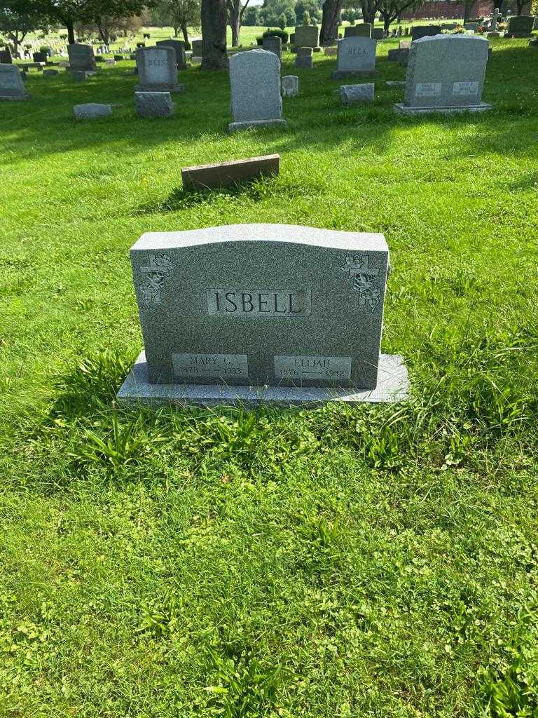 Elijah Isbell's grave. Photo 2