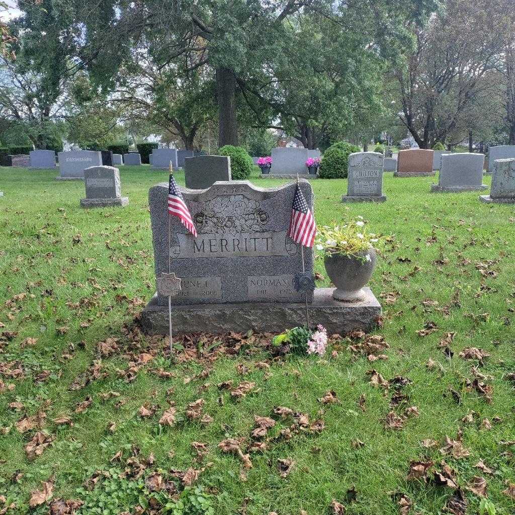 June L. Merritt's grave. Photo 1