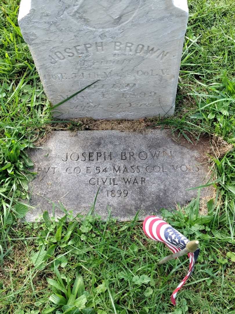 Joseph Brown's grave. Photo 4