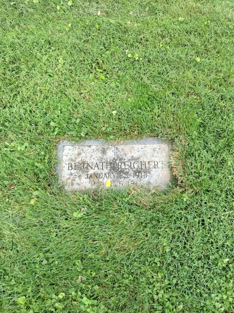 Bernath Reichert's grave. Photo 2