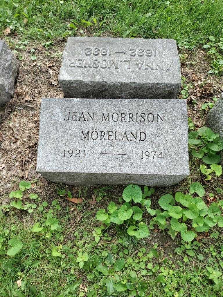 Jean Morrison Moreland's grave. Photo 2