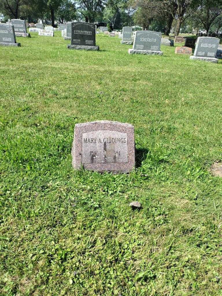 Mary A. Giddings's grave. Photo 1