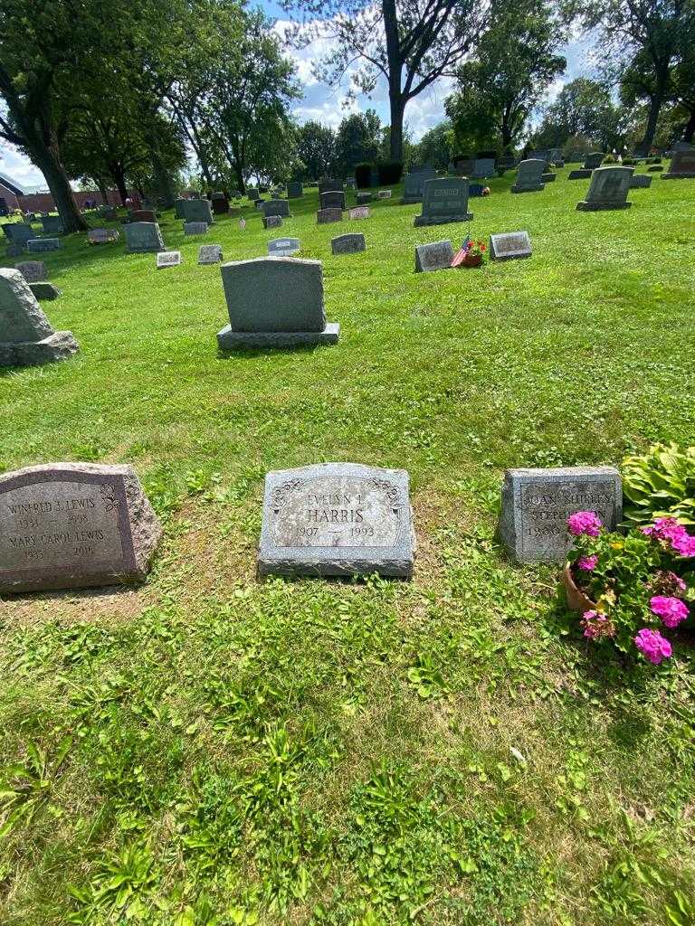 Evelyn L. Harris's grave. Photo 1