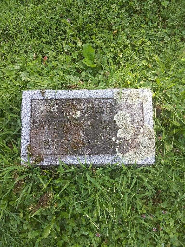 Frederick W. Sass's grave. Photo 2