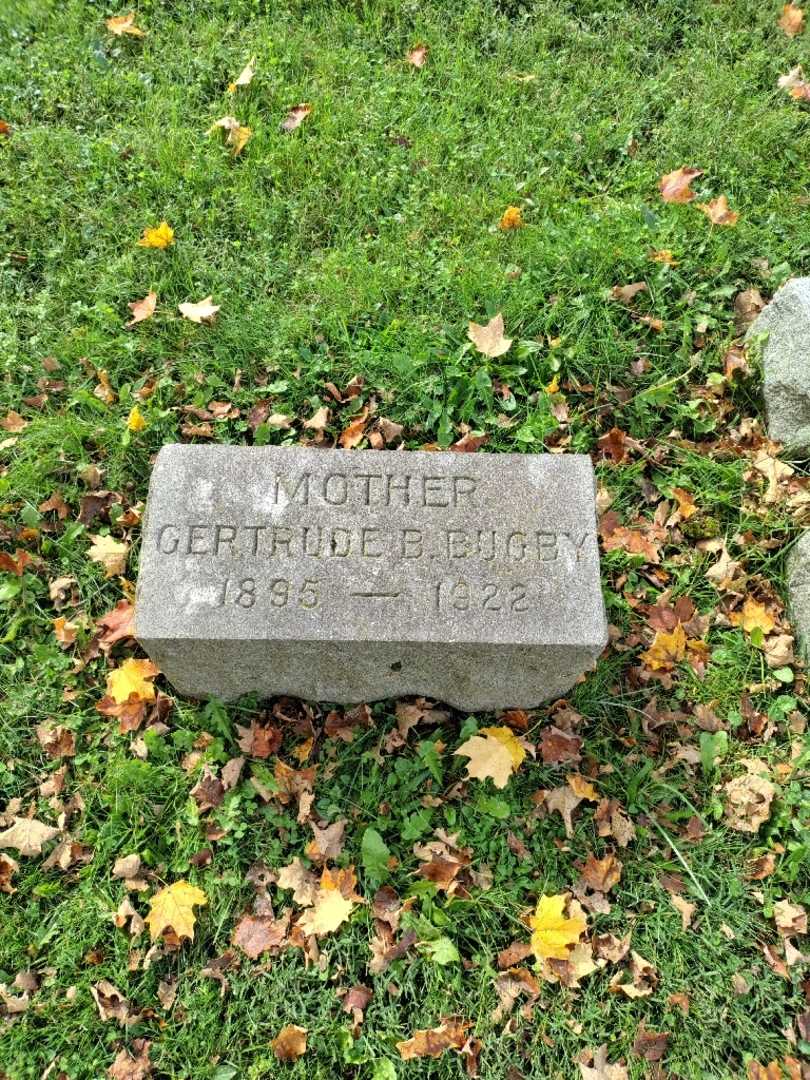 Gertrude B. Bugby's grave. Photo 2
