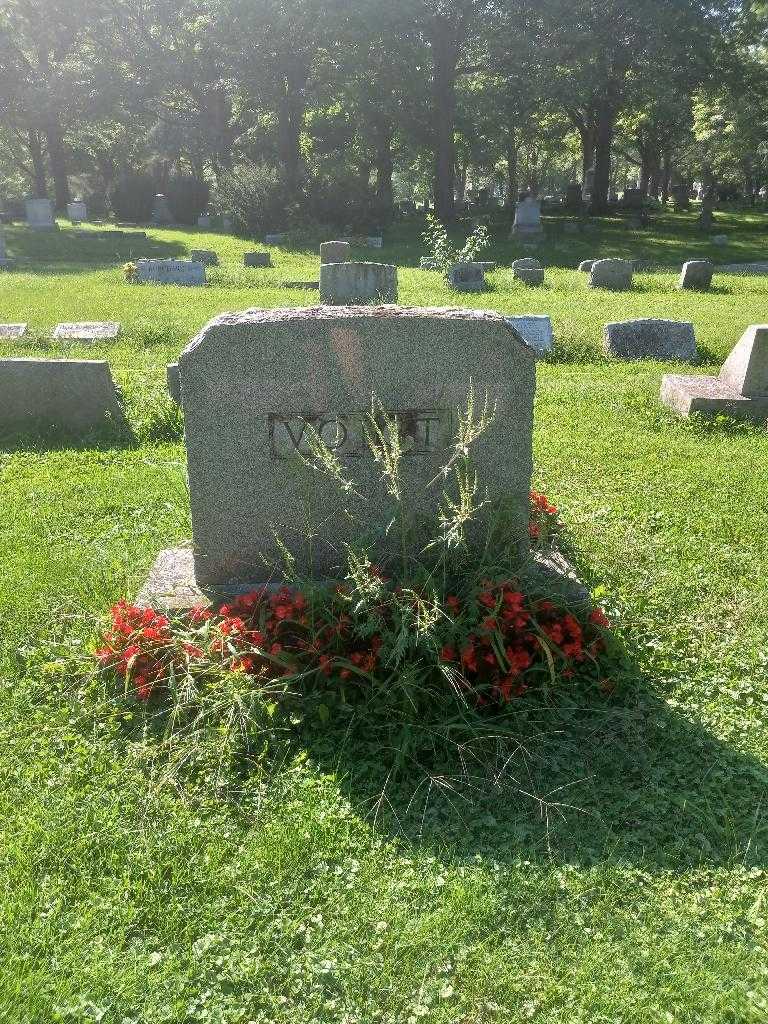 Walter C. Voigt's grave. Photo 1