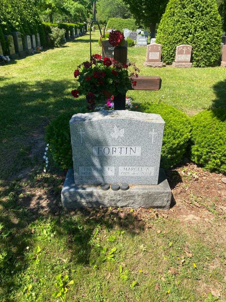 Marcel A. Fortin's grave. Photo 3