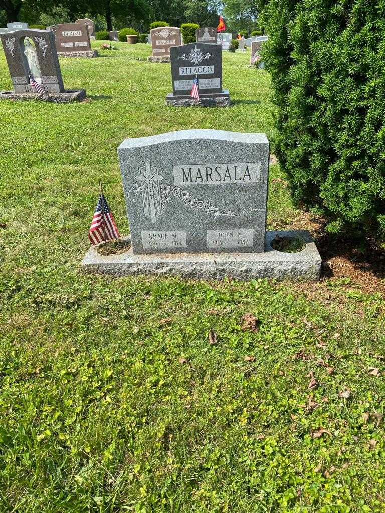 John P. Marsala's grave. Photo 2