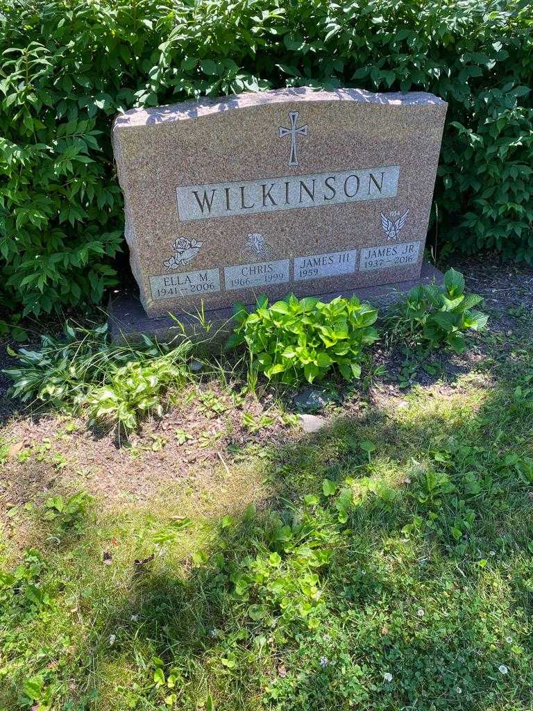 Ella M. Wilkinson's grave. Photo 2