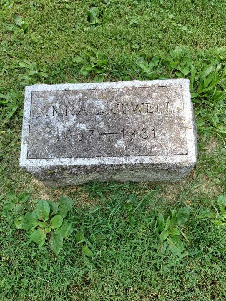 Anna L. Jewell's grave. Photo 2