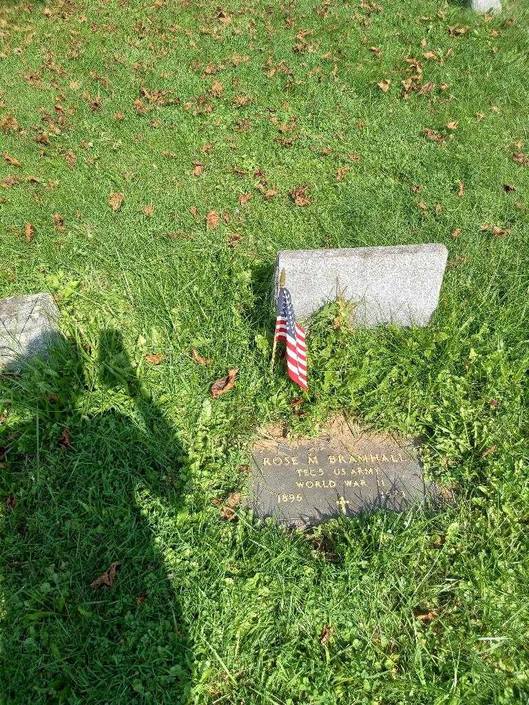 Rose M. Bramhall's grave. Photo 1