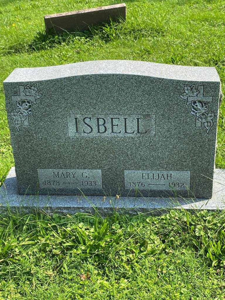 Elijah Isbell's grave. Photo 3