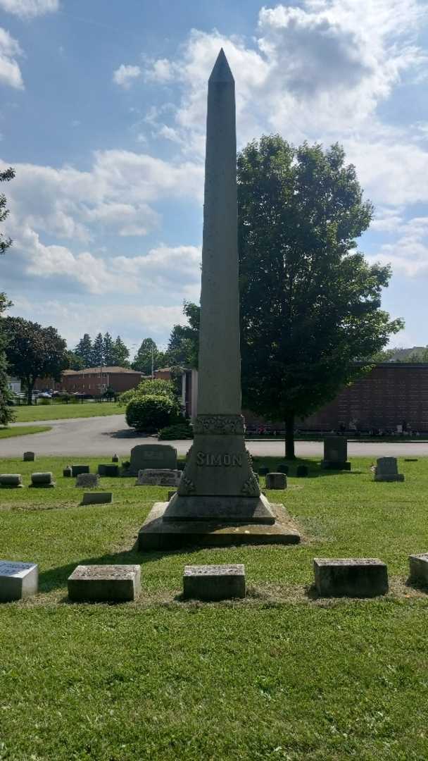 Matie Simon's grave. Photo 4