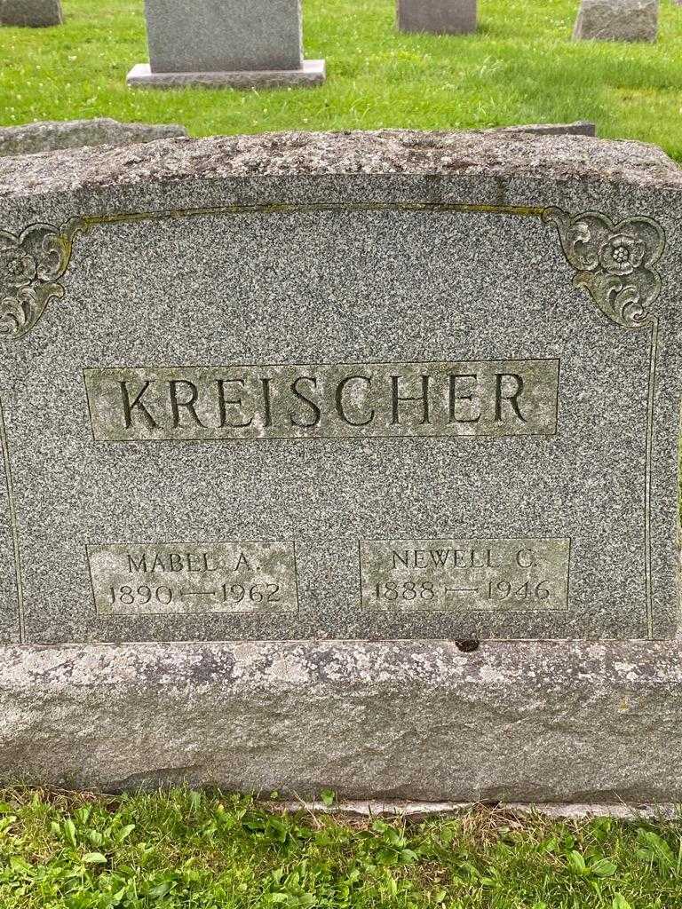 Newell C. Kreischer's grave. Photo 3