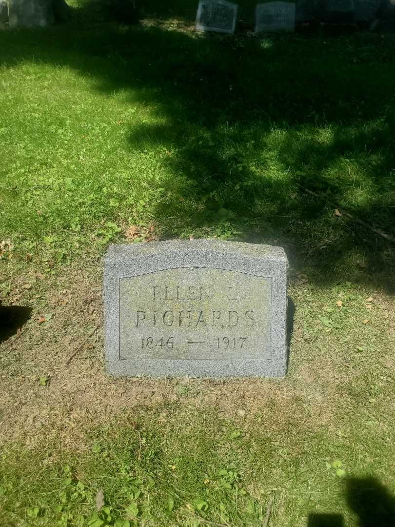 Ellen Nellie L. Richards's grave. Photo 2