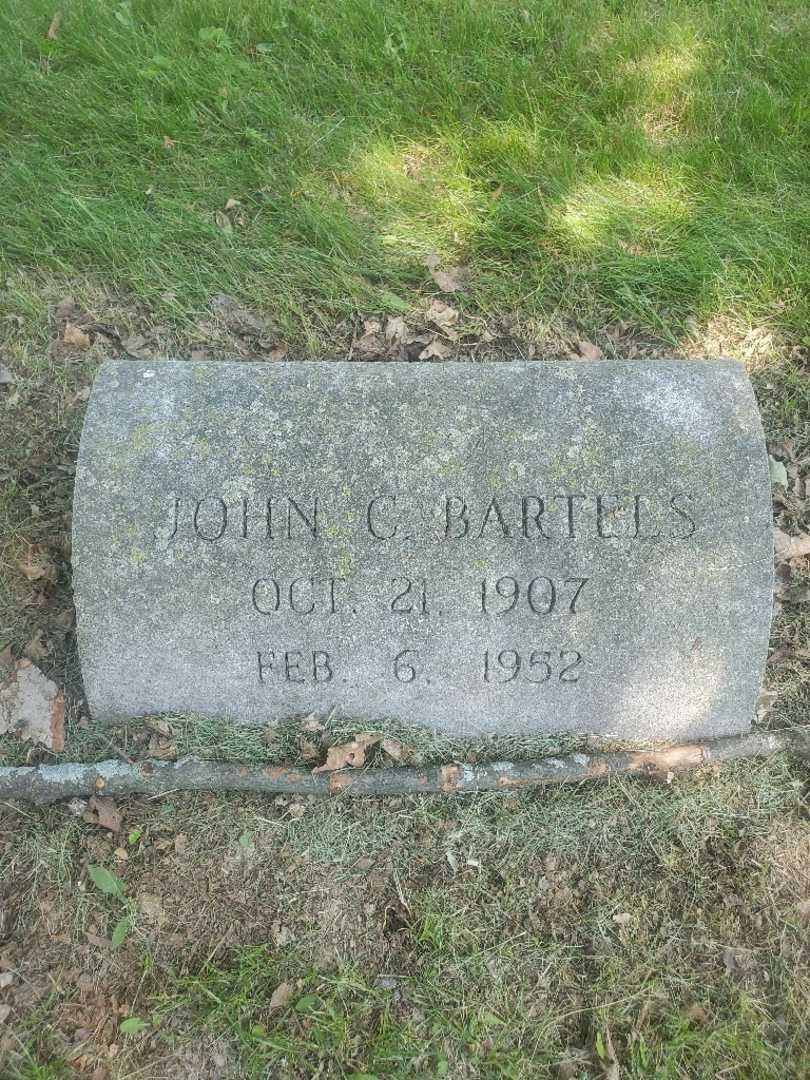 John C. Bartels's grave. Photo 3