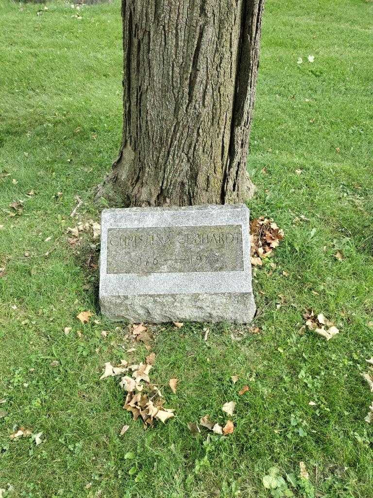 Christiana Gebhardt's grave. Photo 2