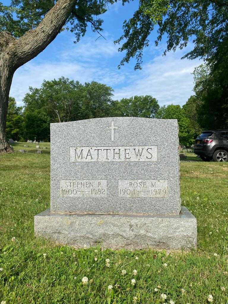 Rose M. Matthews's grave. Photo 2