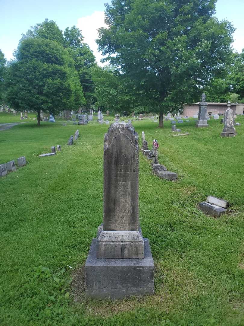 Eva L. Blowers's grave. Photo 1