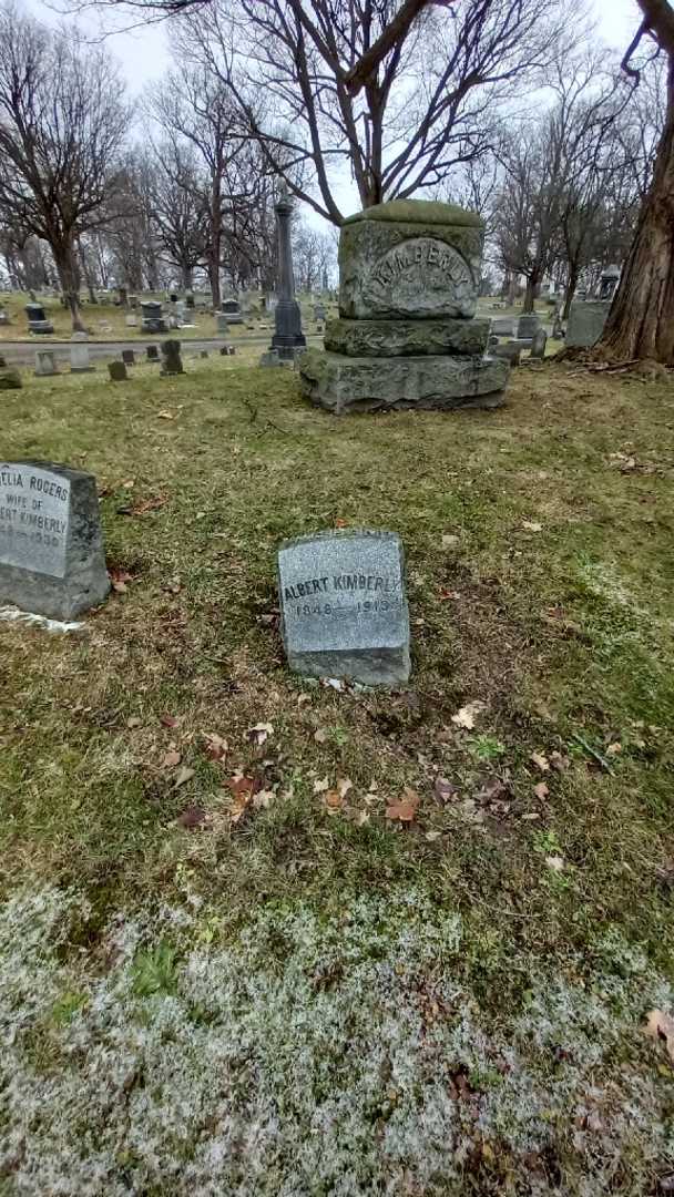 Albert Kimberly's grave. Photo 2