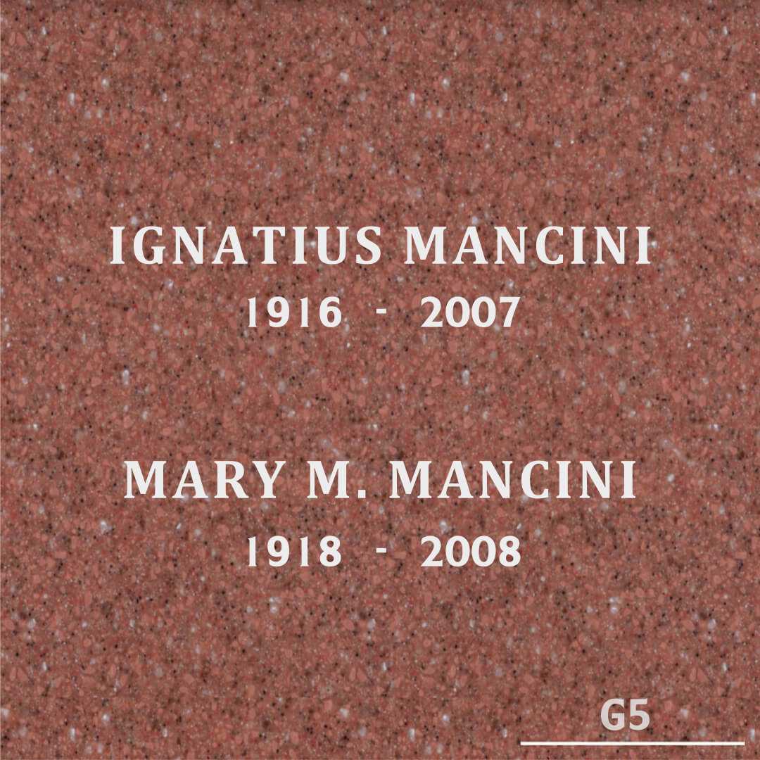 Ignatius Mancini's grave