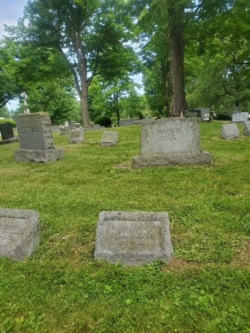 Sybil M. Odell's grave. Photo 1