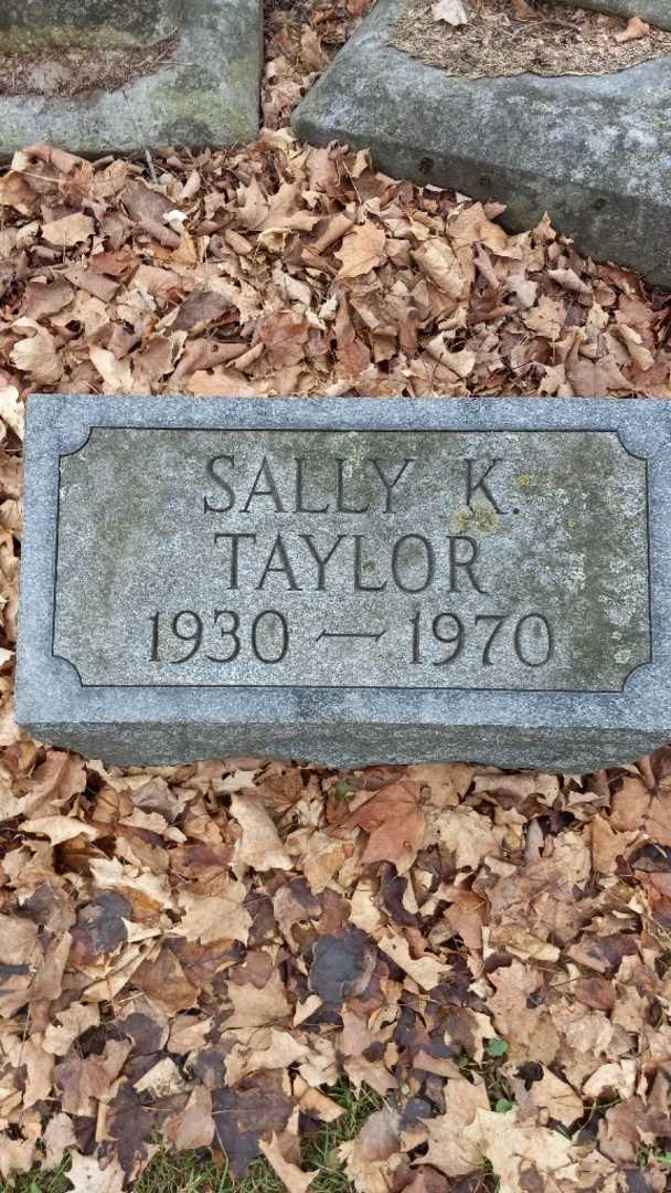 Sally Kehoe Taylor's grave. Photo 3