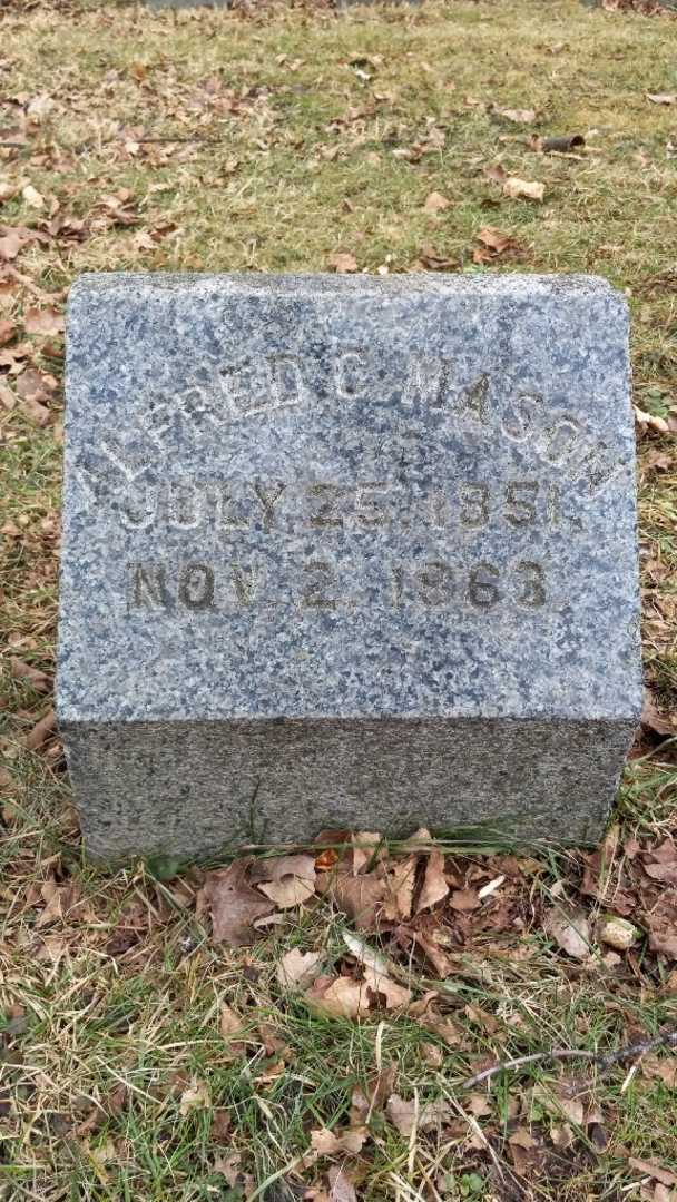 Alfred C. Mason's grave. Photo 3
