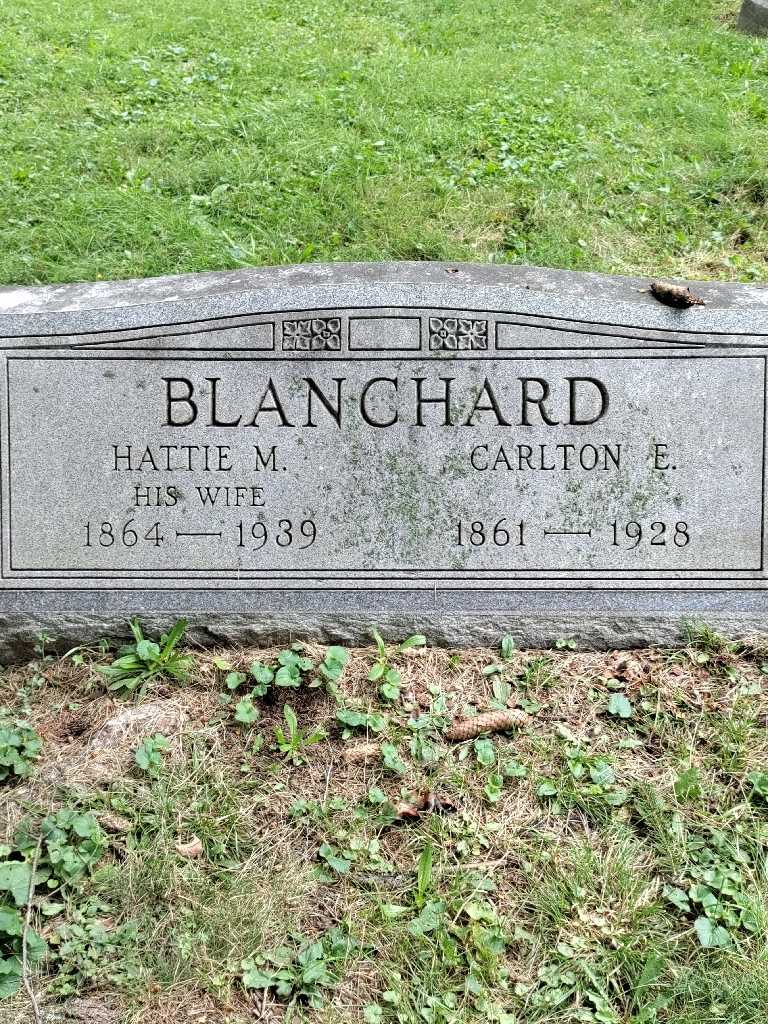 Hattie M. Bradt Blanchard's grave. Photo 3