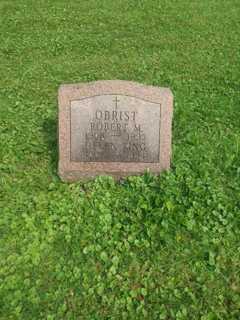 Robert M. Obrist's grave. Photo 2